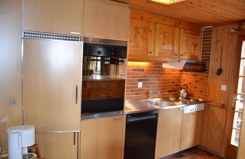 Saint-Luc Ski Chalet | Outside : flat on the ground floor and on the 1rst floor of a chalet, for 8 persons, access from the