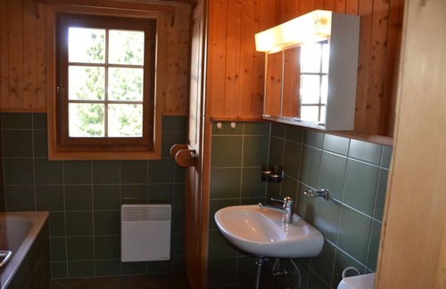 Saint-Luc Ski Chalet | Outside : flat on the ground floor and on the 1rst floor of a chalet, for 8 persons, access from the
