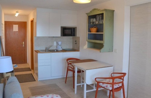 Chandolin Apartment | Outside : studio in Chandolin, for 1-2 persons, on the 2nd floor of an apartment house, elevator, s