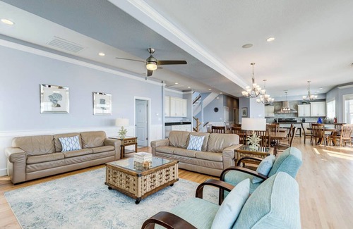 Sandbridge House | Over the Moon | Oceanfront | Private Pool and Hot Tub