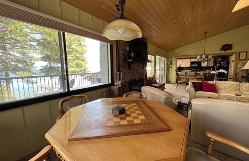Tahoma Condo | Overlooking the lake, Tahoma, steps from the beach and pier