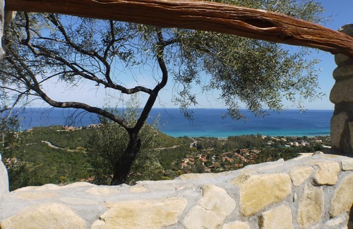 Costa Rei Villa | Overview On Mount Nai, veranda, BBQ, parking space. Discounted ship tickets, Wifi