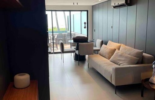 Jardim Oceania Apartment | Pé na areia c/piscina privativa.