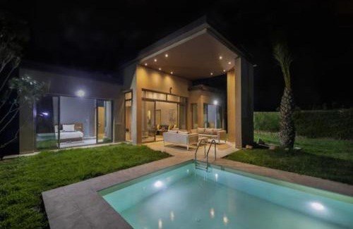 Palmeraie Villa | Palms Edge Villas avec Piscine & Jardin Privés