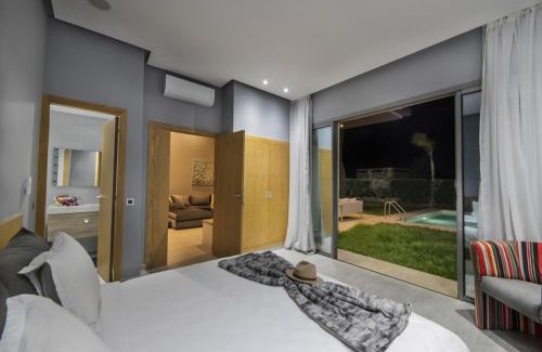 Palmeraie Villa | Palms Edge Villas avec Piscine & Jardin Privés