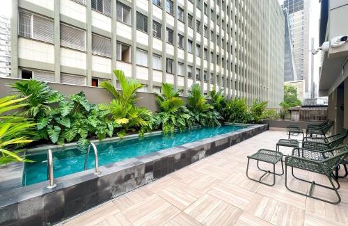 Jardins House | Pamplona condomínio, piscina e conforto, ao lado do metrô Trianon-Masp