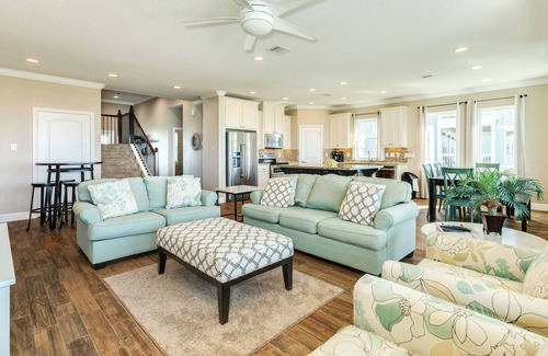 Red Fish Cove House | Panoramic Gulf View Home w/Elevator, 3 Decks + Community POOL, Hot Tubs & More