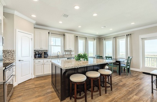 Red Fish Cove House | Panoramic Gulf View Home w/Elevator, 3 Decks + Community POOL, Hot Tubs & More