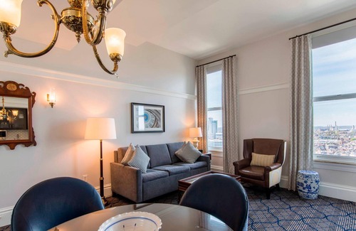 Downtown Boston Resort | Panoramic Harbor Views from CustomHouse Observation Deck, 1-Bedroom Suite