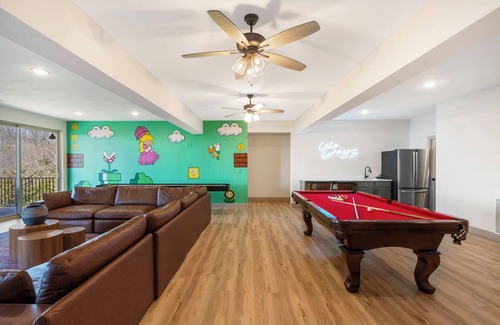 Indian Point House | Panoramic Lake View W/Indoor Pool, Hot tub, Gameroom & Firepit