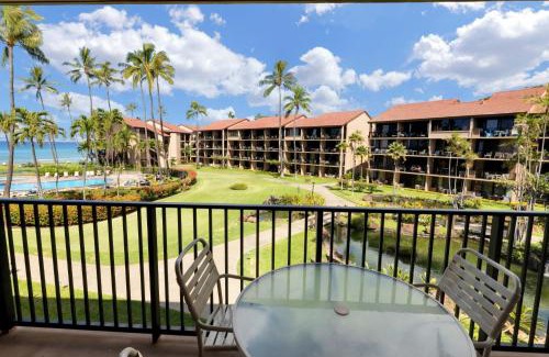Honokowai Apartment | Panoramic Ocean View 1BR Condo Suite 150 feet from the Ocean at Papakea Ocean Front Resort condo