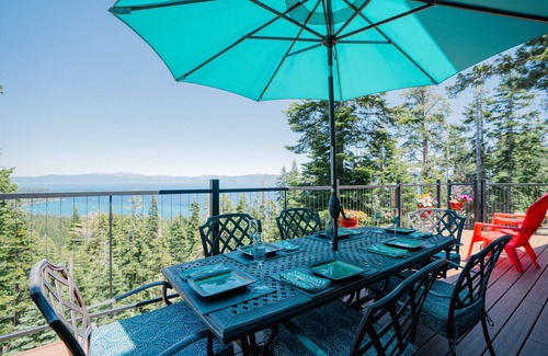 Tahoma House | Panoramic View Of Lake Tahoe, Access Private Sandy Beach-Buoy Possible