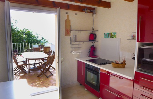Calcatoggio Villa | Panoramic view of the sea and the mountains, Detached village house,