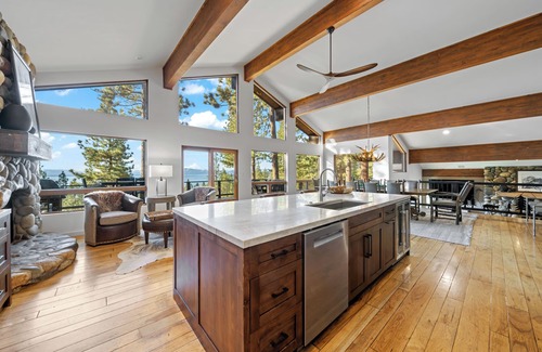 Incline Village House | Panoramic VIEWS, Theater, Bocce Ball, Hot Tub, Pool Table