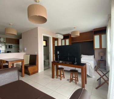 Pecém Apartment | PARAÍSO FRENTE MAR! 04 PESSOAS-PÉ NA AREIA VG SUN CUMBUCO-HIDRO, SAUNA, ACADEMIA, PISCINA,COZINHA COMPLETA, WIFi, PARQUINHO INFANTIL