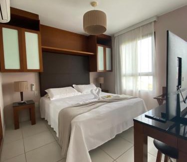 Pecém Apartment | PARAÍSO FRENTE MAR! 04 PESSOAS-PÉ NA AREIA VG SUN CUMBUCO-HIDRO, SAUNA, ACADEMIA, PISCINA,COZINHA COMPLETA, WIFi, PARQUINHO INFANTIL