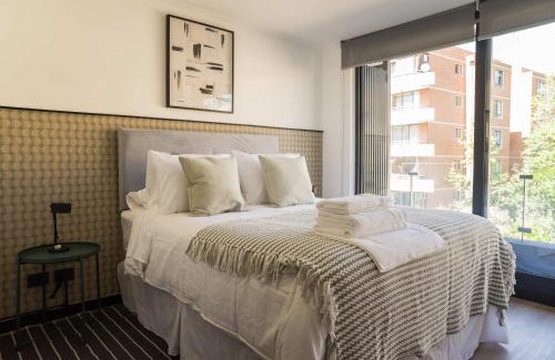 Providencia Apartment | Parkside Oasis Luxe 2BR Retreat w Pool BBQ & Gym Access