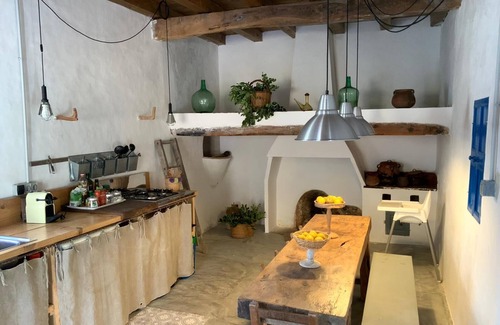 Formentera Cottage | PAYESA HOUSE WITH CHARM (we have a wood burning fireplace .