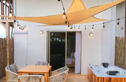 Tierra Bomba Island Apartment | PB-C2 HABITACION TIPO CABAÑA CON DESAYUNO Y BALCON