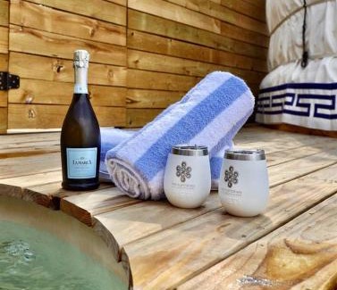 Dripping Springs Other | Peaceful Couples Yurt with Hot Tub in Dripping Springs, Texas