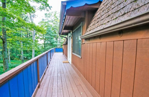 Wolf Laurel Ski Chalet | Peaceful Mountain A-Frame Chalet - Hike & Explore, stone fireplaces & ping pong!