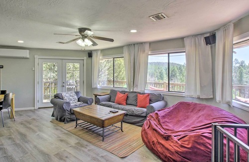 Whispering Pines Cabin | Peaceful Payson Cabin w/ Deck & Mtn Views!