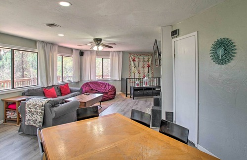 Whispering Pines Cabin | Peaceful Payson Cabin w/ Deck & Mtn Views!