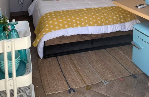 Spring Branch RV Rental | Peaceful Retreat Private Room Queen Bed and AC