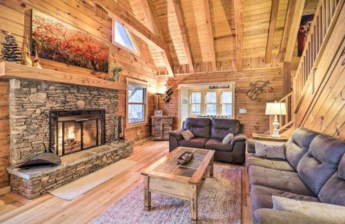 Banner Elk House | Peaceful Rocky Creek Cabin with Hot Tub and Views!