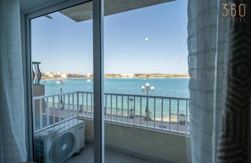 Birzebbuga Apartment | Peaceful Seafront 3BR Apt with Balcony by 360 Estates
