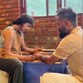 Tapovan Apartment | Pennylane Hotel - Aesthetic Mountain View Rooms With Tropical Garden, Netflix, Pottery Studio, Free Airport Pickup for 7 or more nights stay, 2 minute walk to ganga river in tapovan