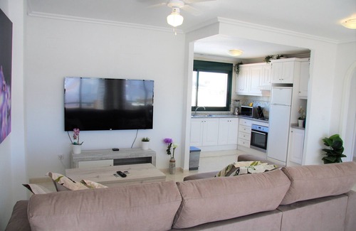 Orihuela Costa Apartment | Penthouse close to restaurants with fantastic views over hills and sea