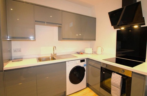 Basingstoke Apartment | Penthouse luxury Two bed two bath apartment with Sky Tv and parking
