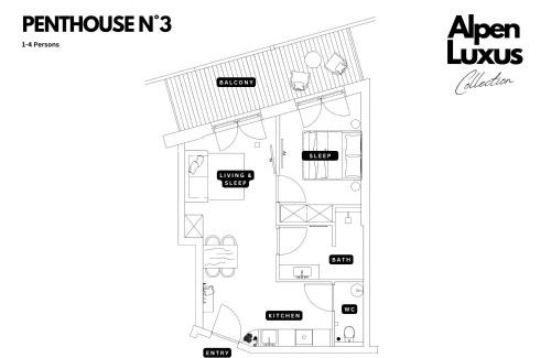 Kramsach Apartment | PENTHOUSE N`3 - AlpenLuxus Collection
