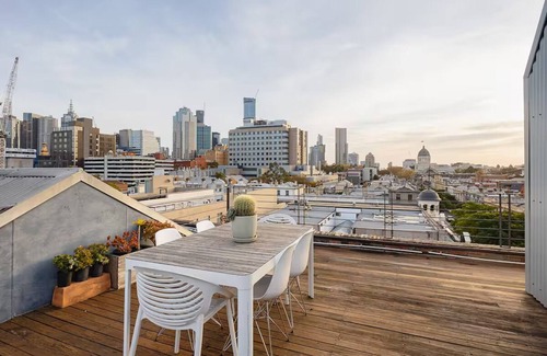 Fitzroy Apartment | Penthouse on Gertrude with private rooftop terrace