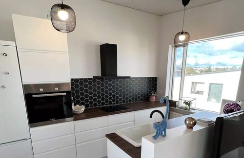 Laugardalur Condo | Penthouse Views in Mid-Reykjavík