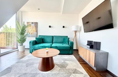 Meidling Apartment | Penthouse Wien mit Parkplatz und Balkon