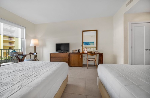 South Padre Island Hotel | Perfect for a Getaway on the Beach Two Double Beds (Max occupancy 4)