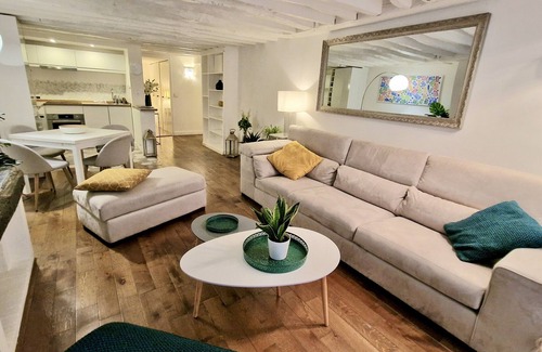 Quartier du Mail Apartment | Perla Bianca, 1BR/1BA, 4 people