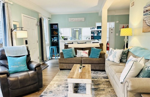 Fulton House | Pet-Friendly Beach Bungalow with Heated Pool & Outdoor Entertainment -Sleeps 10!