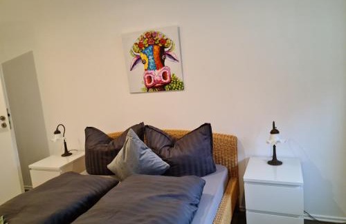 Madfeld Apartment | Pilgrims "Hermine" Fewo mit 3 Schlafzimmern, Balkon, fast Internet