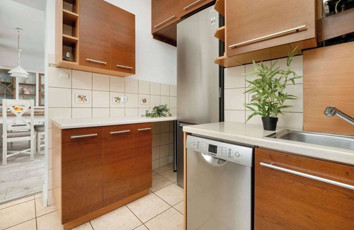 Srodmiescie Apartment | Piotrkowska 92 | Stylish Apartment | Desk