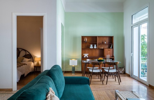 Kypseli Apartment | Pistachio – A Luxurious Aegina-Inspired Oasis in Athens
