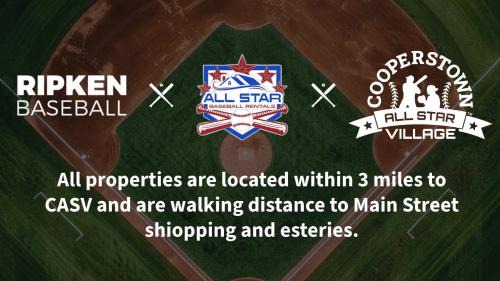 Oneonta Apartment | Pitcher's Paradise Apt 1-All Star Baseball Rentals