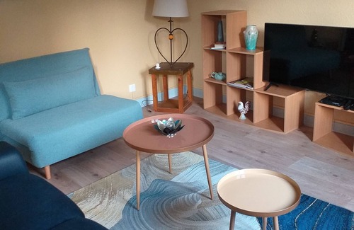 Saverne Apartment | "Place Monet", a pretty, tree-lined square in the center of town.