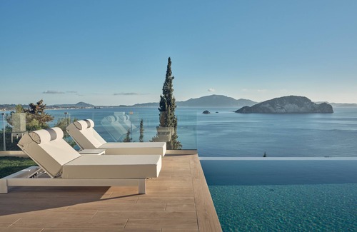 Marathias Villa | Plumage Villa (230sqm, Sea View, Infinity Pool)