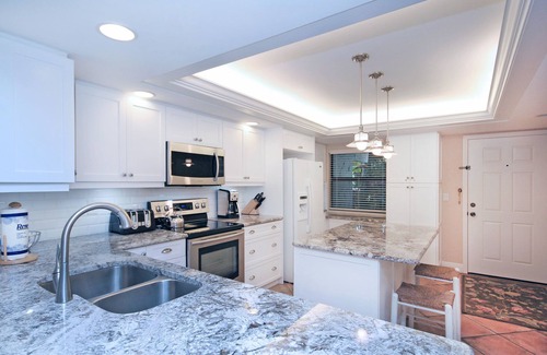Sanibel Condo | Pointe Santo Newly Renovated Gulf View Ground Floor 2BR Condo