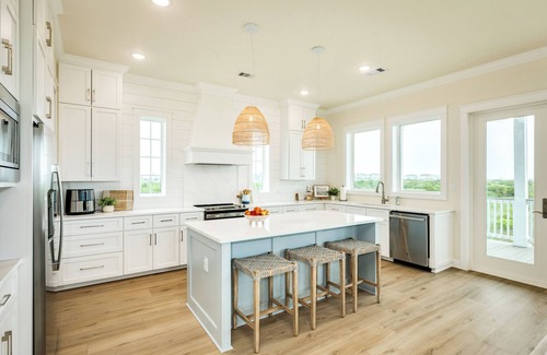 Red Fish Cove House | Pointe West BRAND-NEW luxury custom home, 5 BR/4 BA amazing view of West Bay!