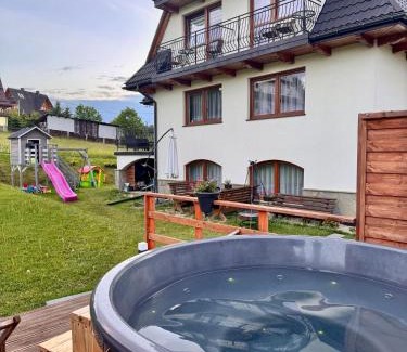 Brzegi House | Pokoje u Hani - sauna, balia z hydromasażem
