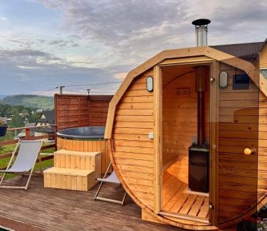 Brzegi House | Pokoje u Hani - sauna, balia z hydromasażem